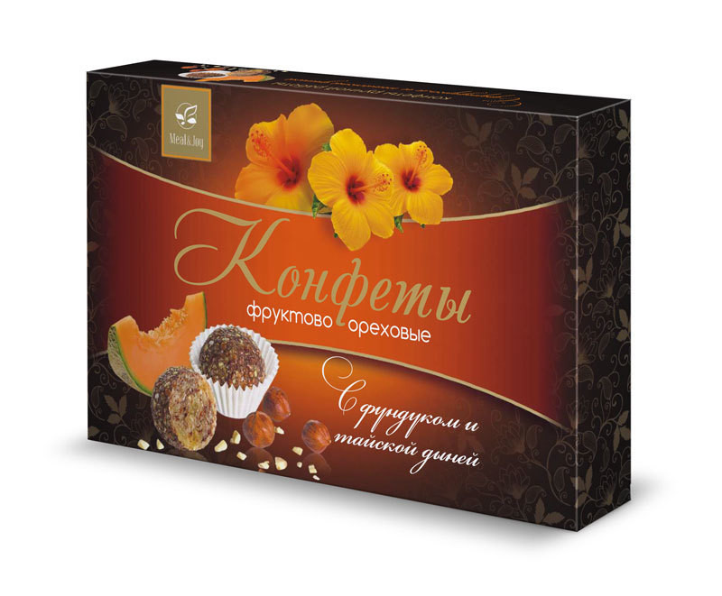 Gift Original "Фундук и тайская дыня", конфеты 130 г., (картонная упаковка)