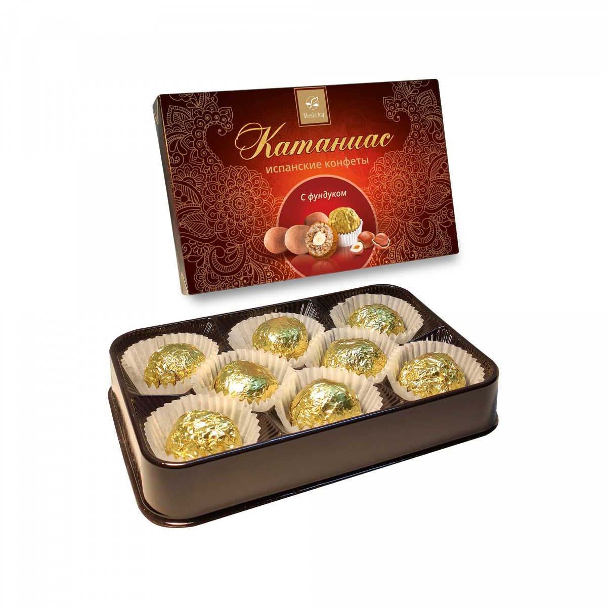 Gift Spain Delight "Катаниас с фундуком", конфеты 125 г., (картонная упаковка)
