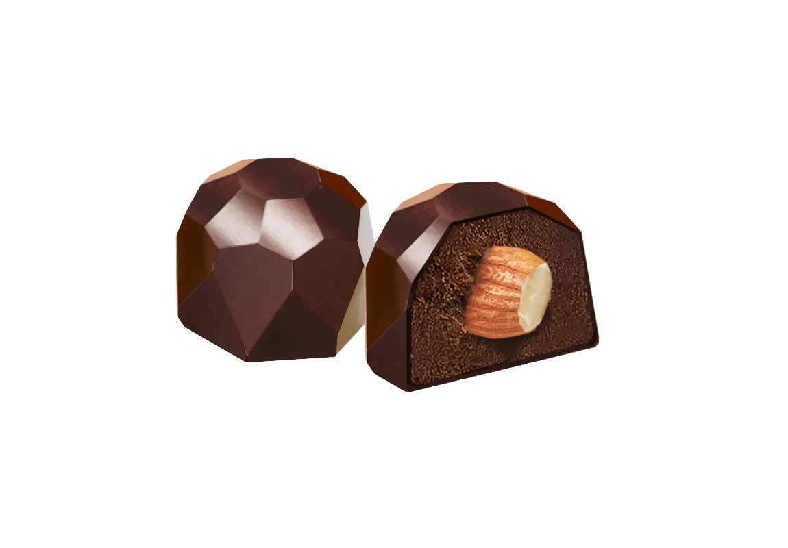 Candies Сarob "Шоколадные конфеты из кэроба с Миндалём", 60 г.