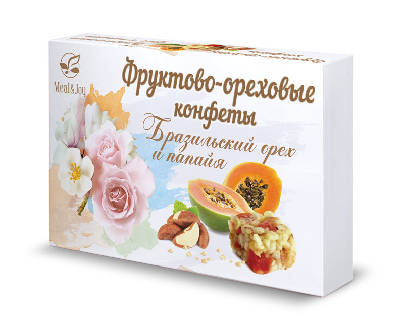 Gift Nut "Бразильский орех и папайя", конфеты 90 г., (картонная упаковка)