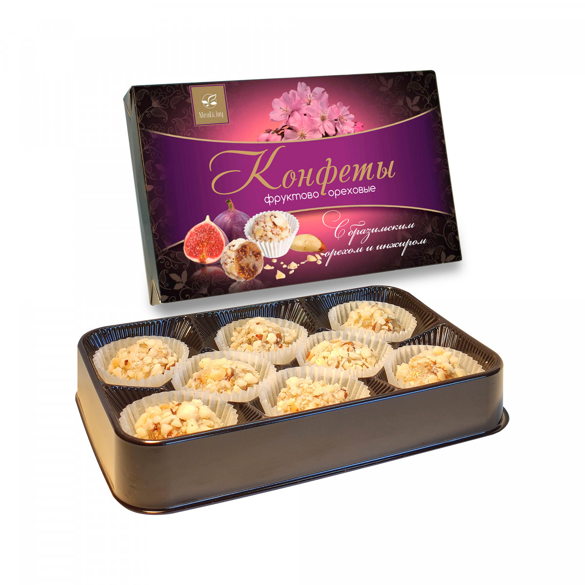 Gift Original "Бразильский орех и инжир", конфеты 115 г., (картонная упаковка)