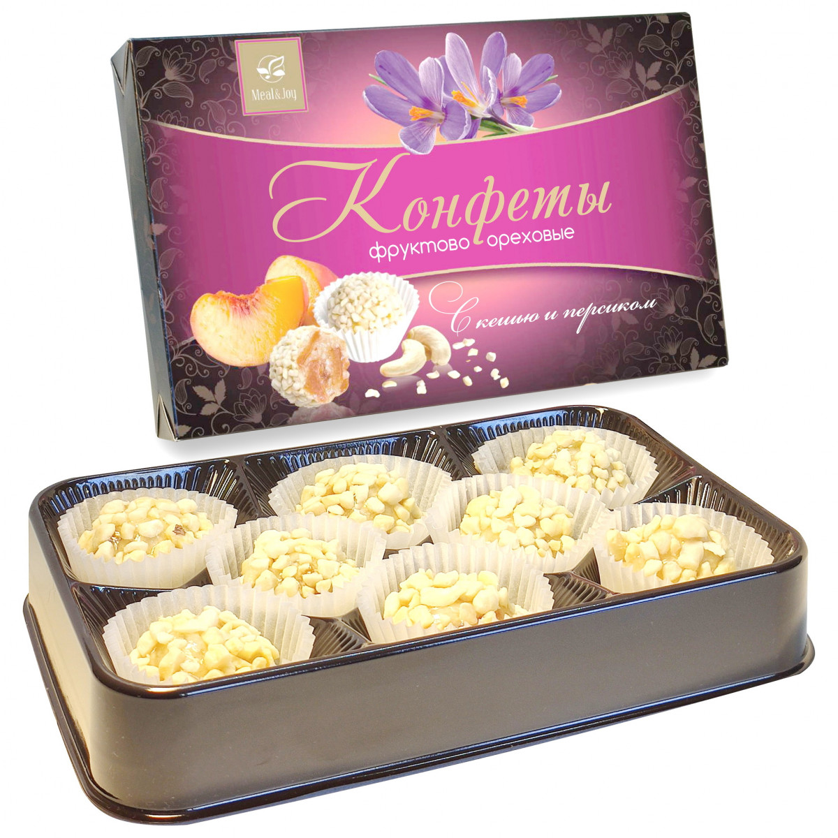 Gift Original "Кешью и персик", конфеты 115 г., (картонная упаковка)