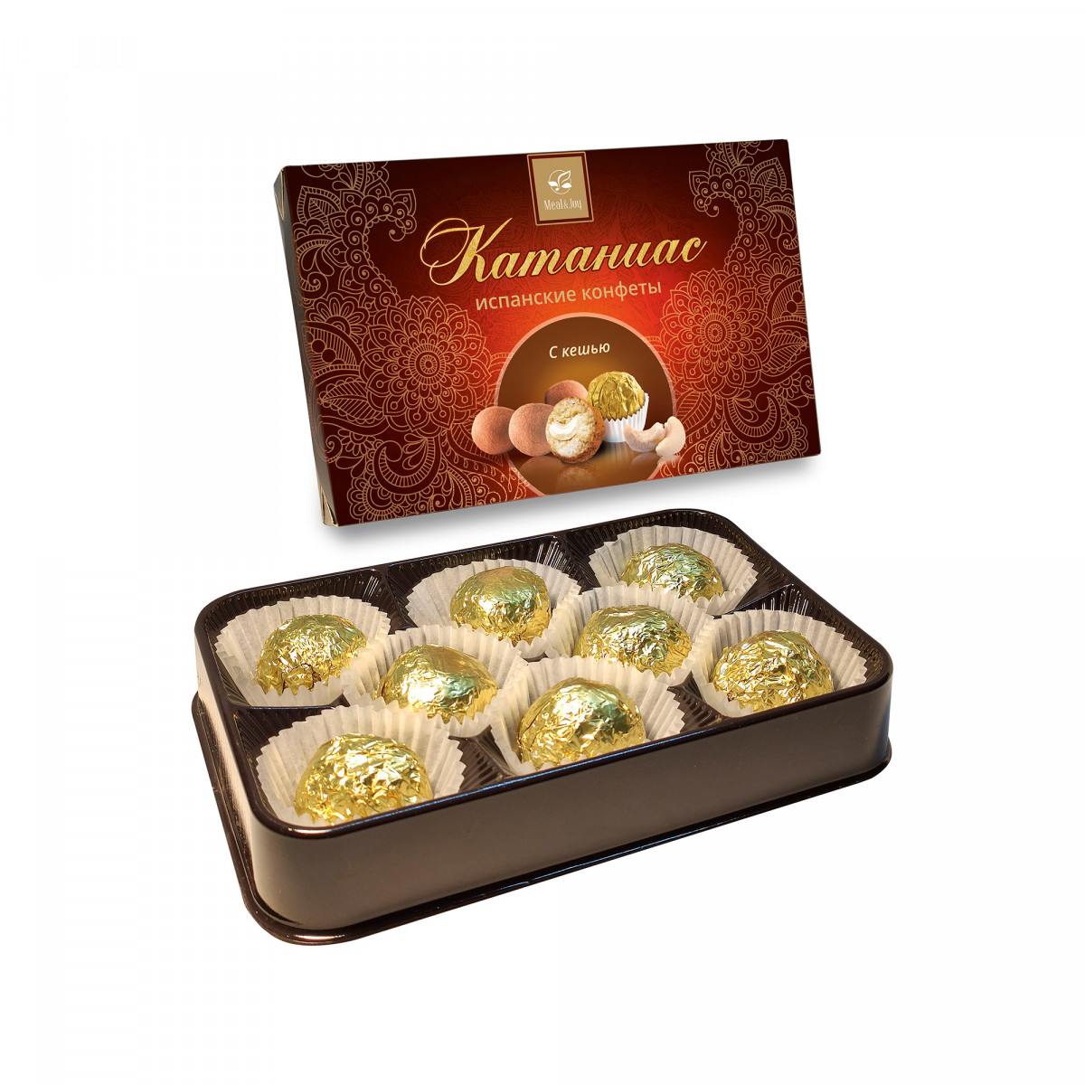 Gift Spain Delight "Катаниас с кешью", конфеты 125 г., (картонная упаковка)