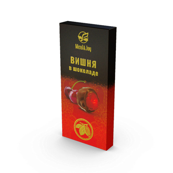 Chocolate cacao "Вишня в шоколаде на финиковом пекмезе", 60 г.