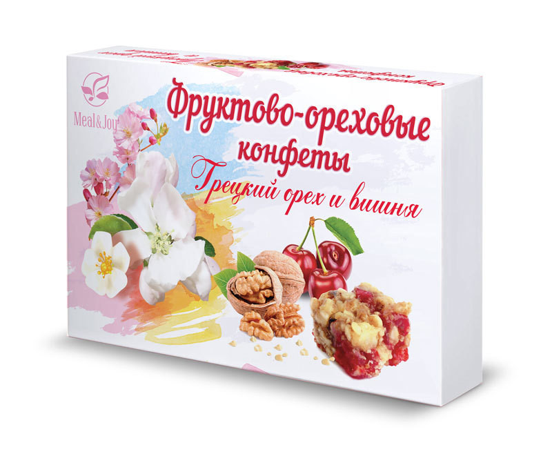 Gift Nut "Грецкий орех и вишня", конфеты 90 г., (картонная упаковка)