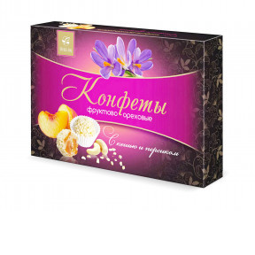 Gift Original "Кешью и персик", конфеты 115 г., (картонная упаковка)