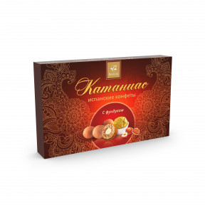 Gift Spain Delight "Катаниас с фундуком", конфеты 125 г., (картонная упаковка)